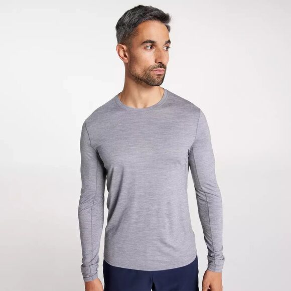 Smartwool x VRST Mens Long Sleeve Crew Neck Shirt Slim Fit XL Gray NWT - Picture 1 of 12